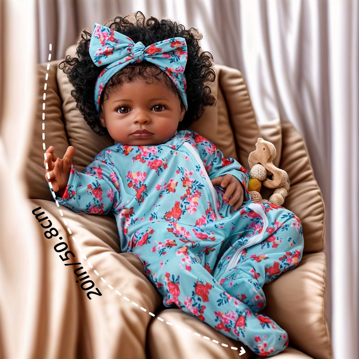 Lifelike Reborn Baby Dolls 20Inch Fabric body vinyl limbs Real Life Baby