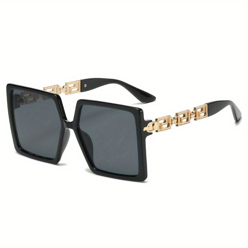 Men's Oversized Square Sunglasses UV400 Protection