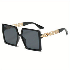 Men's Oversized Square Sunglasses UV400 Protection