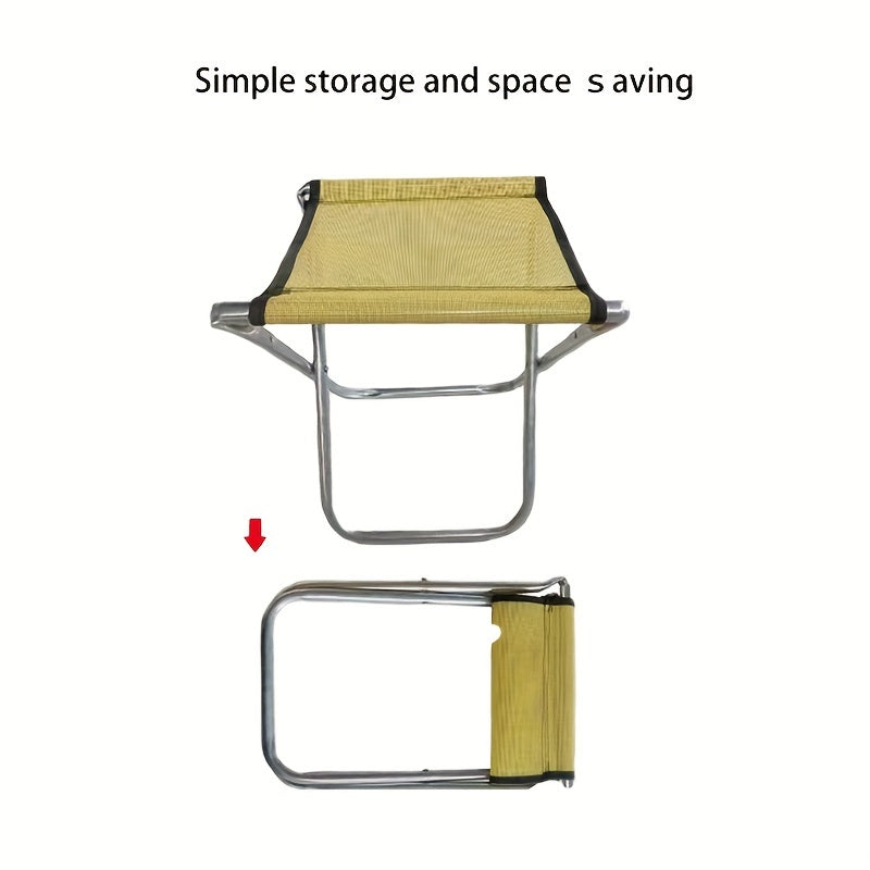 Outdoor Mini Folding Stool Portable & Durable Camping Beach Sketching