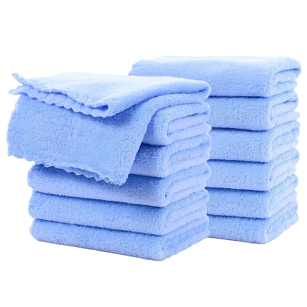 Kids Coral Velvet Face Towel Soft Absorbent Towel