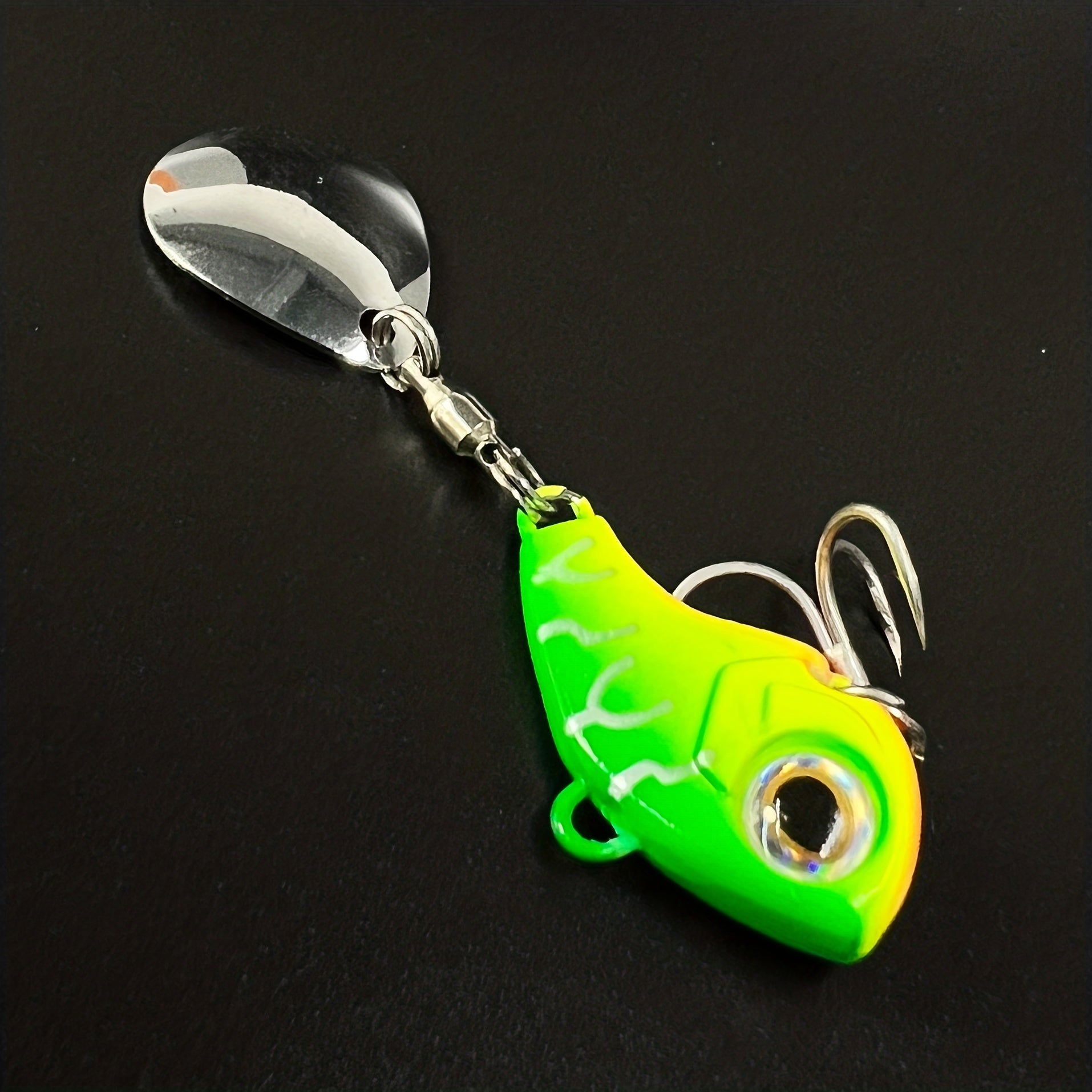 Metal Vibration Bait Spinner Spoon Fishing Lures Winter Fishing Hard Baits