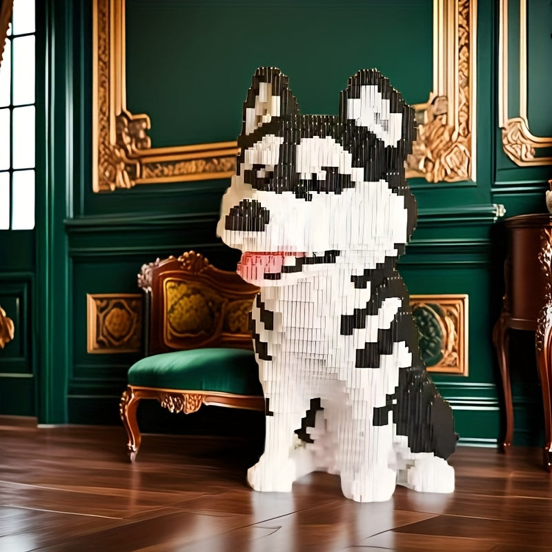 Husky Building Blocks Mini Pet Dog Toy 3D Puzzle Decoration Gift