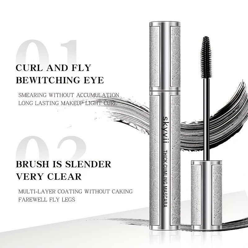 Silver Feather Forged Mascara Waterproof Long Lasting Makeup