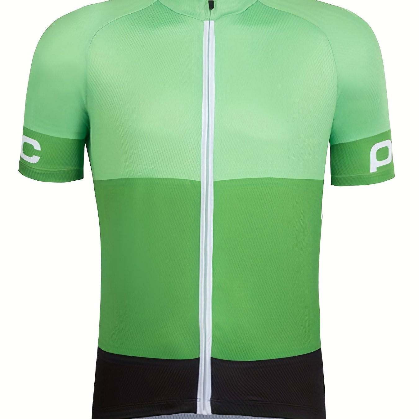 Quick Dry Men's Cycling Jersey with Rear Pocket Moisture Wicking Shirt