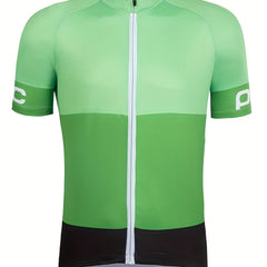 Quick Dry Men's Cycling Jersey with Rear Pocket Moisture Wicking Shirt