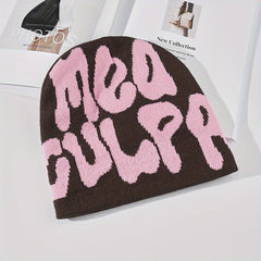 Men's Knitted Hat Hip Hop Street Graffiti Letter Beanie