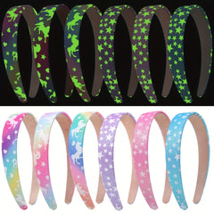 Y2K Gradient Headband Rainbow Glitter Unicorn Hair Band