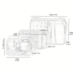 Outdoor Travel PVC Cosmetic Bag Transparent Makeup Organizer