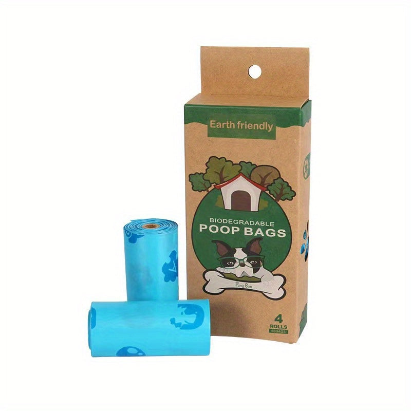 60 Dog Poop Bags Leak Proof Waste Bags For Pet Outdoors