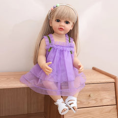 Waterproof Princess Doll with Long Hair - Ideal Gift for Kids