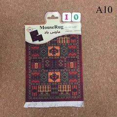 Rectangular Persian Mini Rug Woven Rug Mouse Pad Carpet Tassel Mat