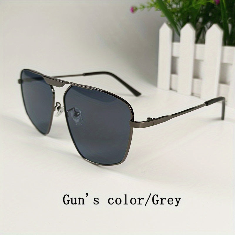 Irregular Sun Protection Glasses Polarized Copper Alloy Men Women