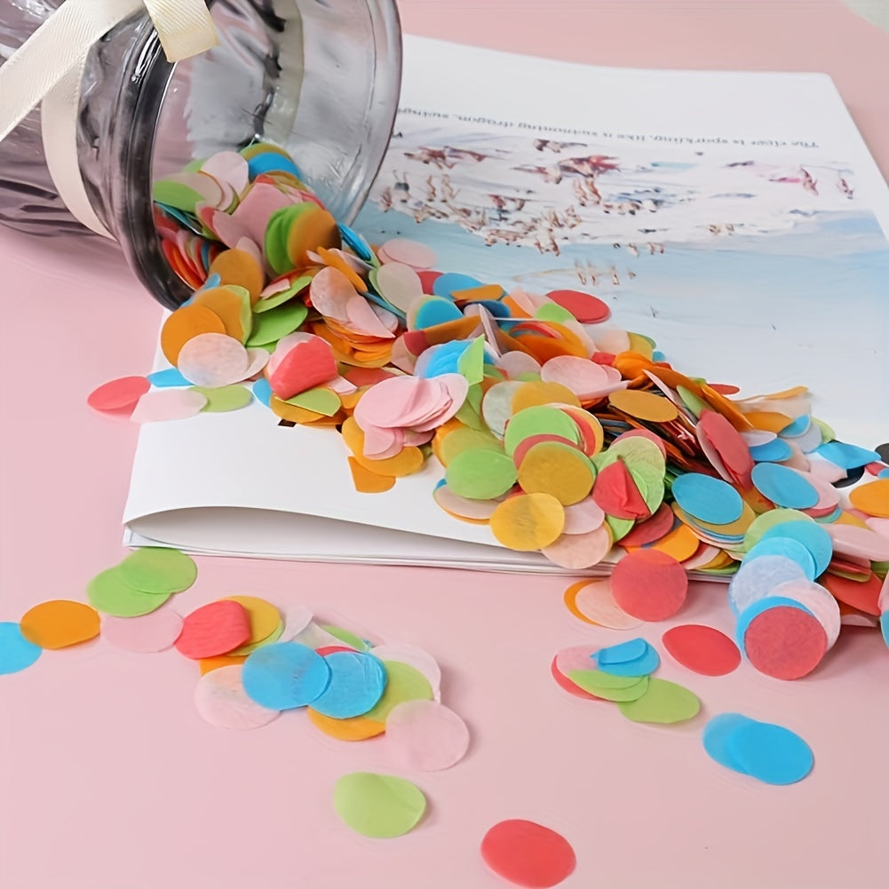 Colorful Round Confetti Pack - Wedding Birthday Christmas Party Decorations
