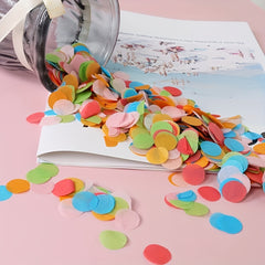 Colorful Round Confetti Pack - Wedding Birthday Christmas Party Decorations