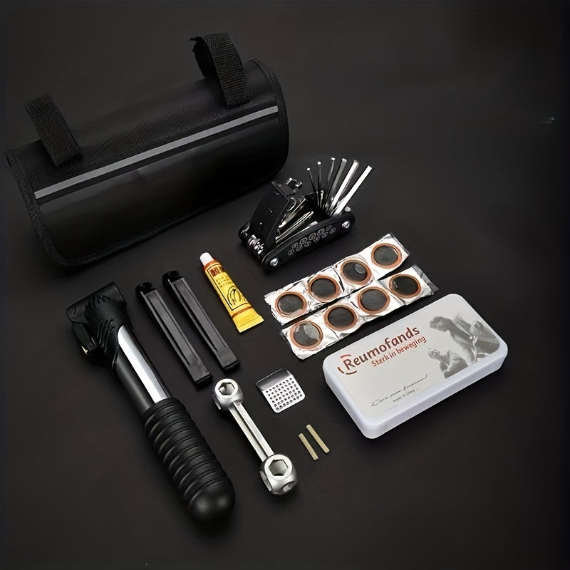Bike Tool Kit Pump Wrench Multifunctional Repair Tool