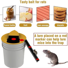 Flip Slide Bucket Lid Mouse Trap Humane Or Lethal Trap Door Style Catch Auto Res