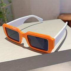Retro Square Sunglasses Vintage 90s Sun Shades Glasses