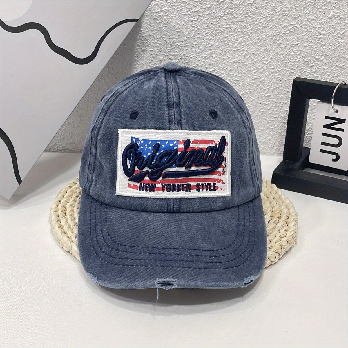 Independence Patriotic Cap Distressed Unisex Sun Hat