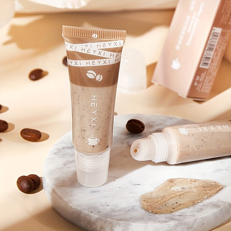 HEYXI Coffee Lip Scrub Exfoliate Soft Dewy Lip