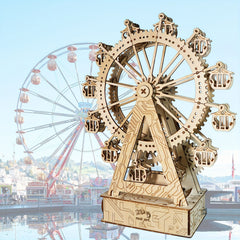 3D Wooden Puzzle Gear Ferris Wheel Music Box You Are My Sunshine