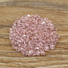 300 90pcs 4mm Bicone Loose Crystal Beads Jewelry Making Accessories