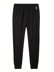 Men's Casual Drawstring Sweatpants with Zipper Pockets