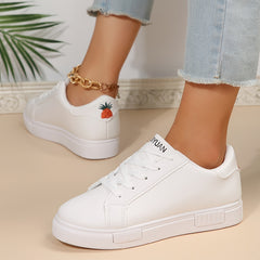 Women's Letter Graphic Low Skate Shoes Non slip Sports Sneakers