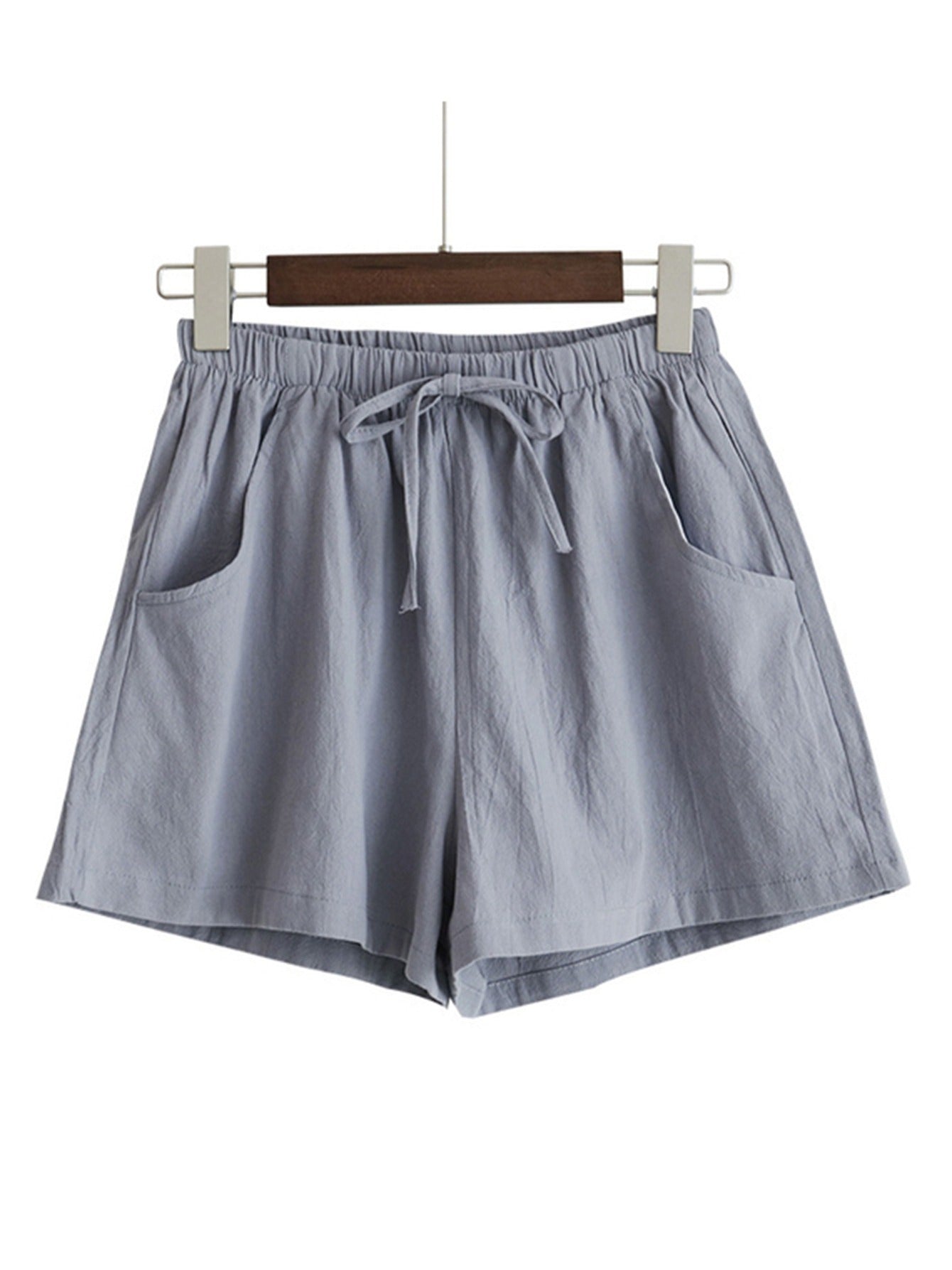 Women's Outdoor Sports Shorts with Knot Front and Loose Fit