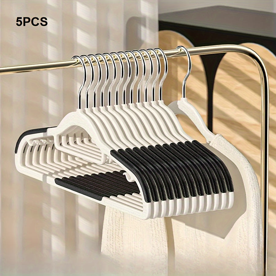5pcs Non-slip Clothes Hangers - Heavy Duty Coat Hangers
