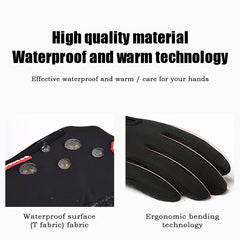 Winter Warm Gloves Waterproof Touch Screen Gloves