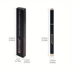 2-in-1 Waterproof Adhesive Eyeliner Pen - 24H Long Lasting No Glue Needed
