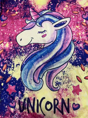 Girl's 3D Cartoon Horse Print Hoodie Outdoor Sweatshirt