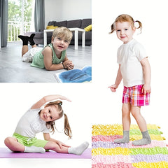 15 Pairs Boys Kids Crew Socks Breathable Casual Plain Children's Socks