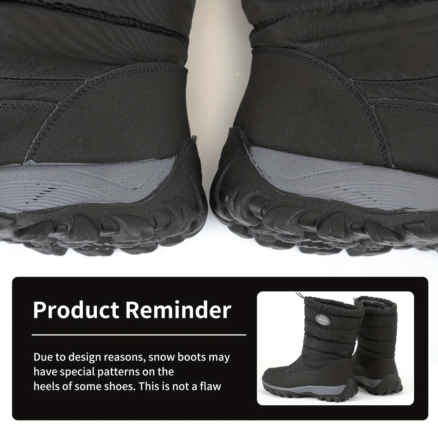 Women's Non Slip Snow Boots Waterproof Warm Walking Shoes