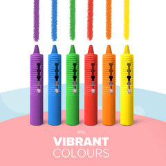 Kidoola Baby Bath Crayons Washable Non Toxic Crayon Pens for Bathtime Fun