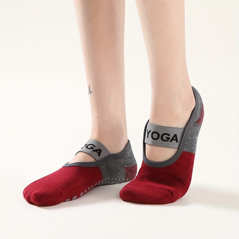 Women's Non-slip Yoga Socks Indoor Fitness Sports Floor Socks