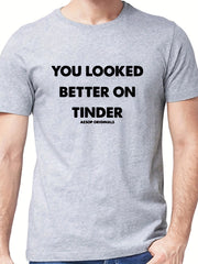 Men's Better Print T-shirt Casual Stretch Breathable Tee