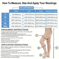 15-20mmHg Compression Pantyhose Thin Closed Toe Size Up