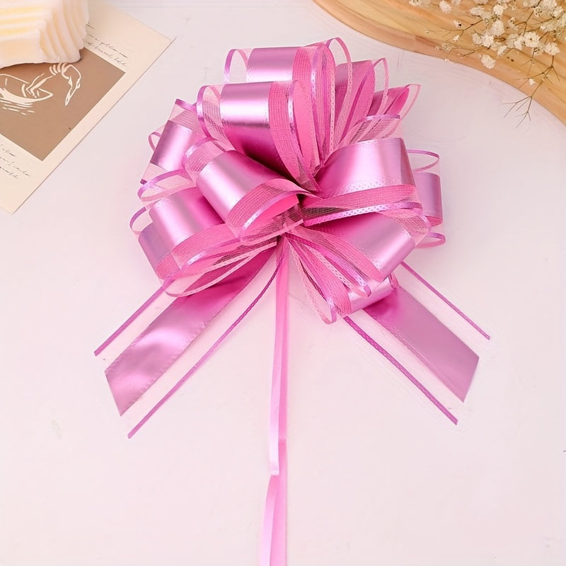 1pc Christmas Pull Bows 15 24 Cm Ribbon Bows For Tree Gift Baskets Wrap