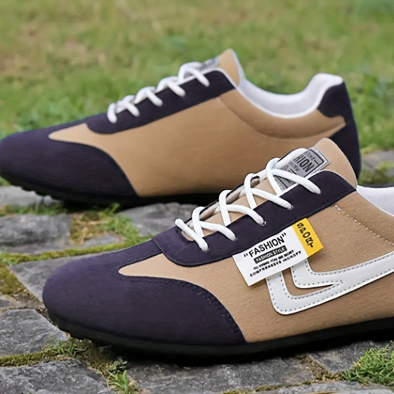 Men's Lace Up Loafer Shoes Casual Outdoor Walking Shoes
