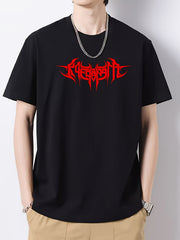 Men's Crew Neck Vintage T Shirt Casual Top for Spring Summer