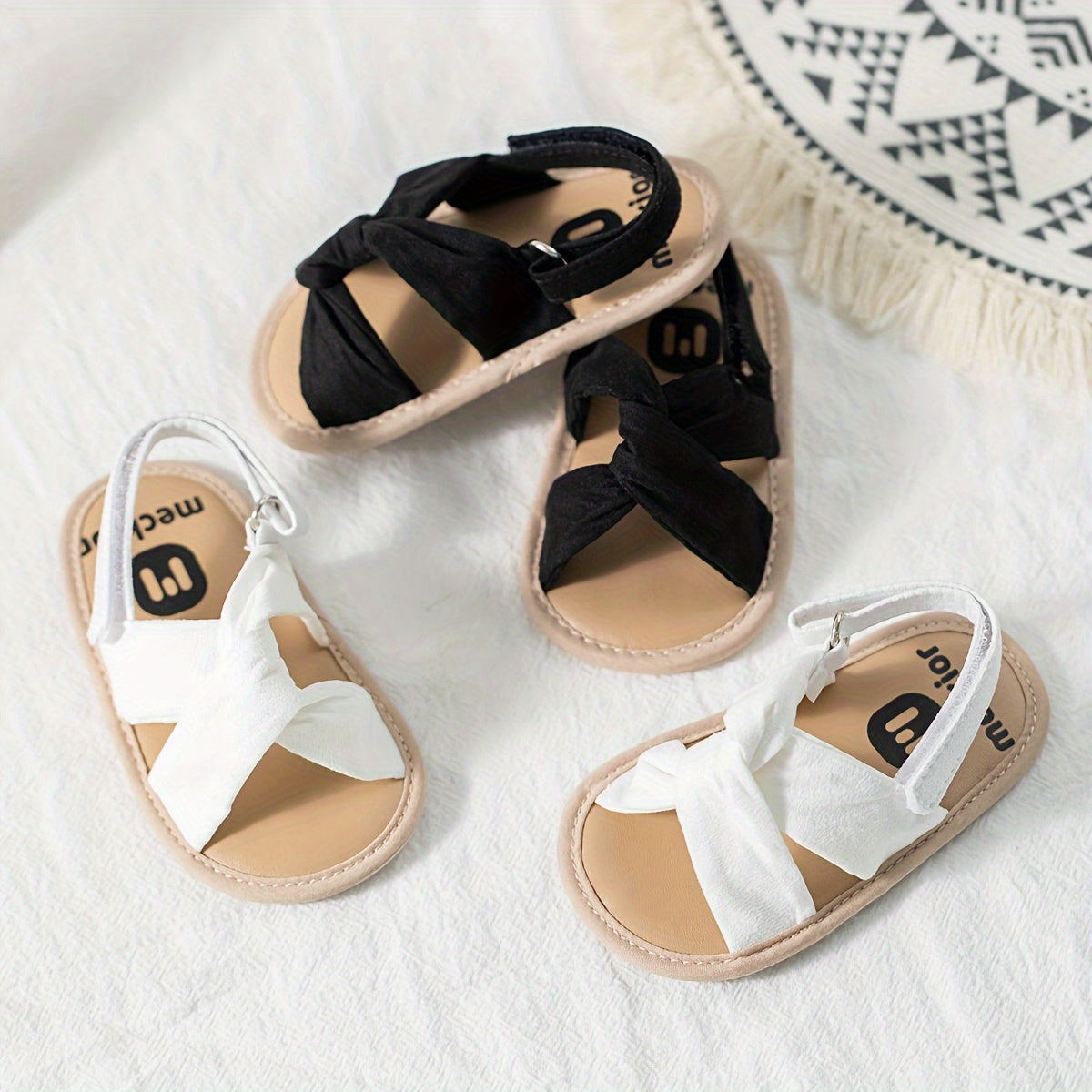 Baby Girls Casual Solid Open Toe Sandals Lightweight Walking Shoes