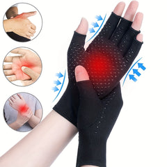 2pcs Gel Half Fingered Health Fitness Gloves Non Slip