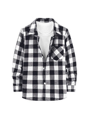Men's Plaid Button Up Flannel Shirt