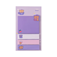 80 Sheets Cartoon Animal Sticky Notes Pack Office School Supplies