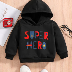 Baby Boys Sweatshirt Hoodie HERO Graphic Pullover