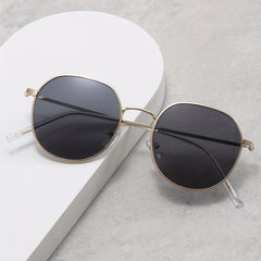 Round Metal Sunglasses UV400 Anti Glare Glasses