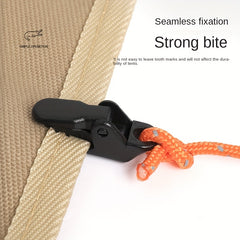 5pcs Outdoor Mini Crocodile Clip Windproof Rope Fixed Clip Hook