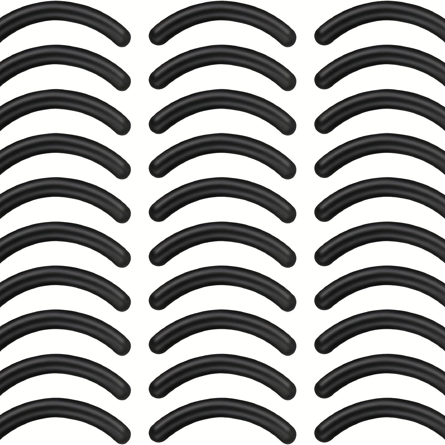 30Pcs Eyelash Curler Refill Pads Silicone Rubber Replacement Pads